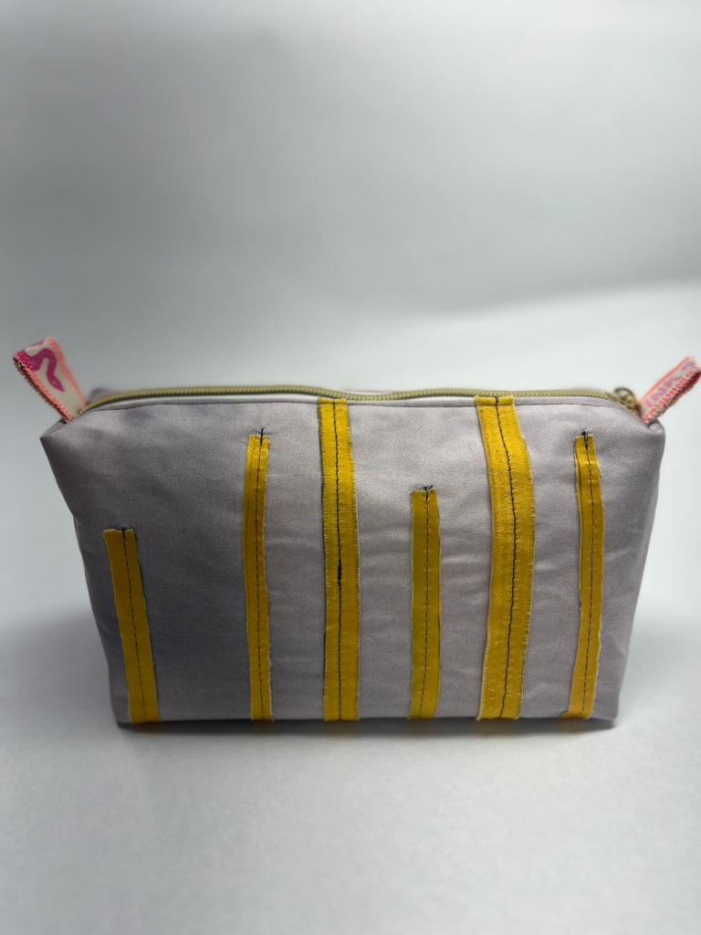 Silver Pouch Bag