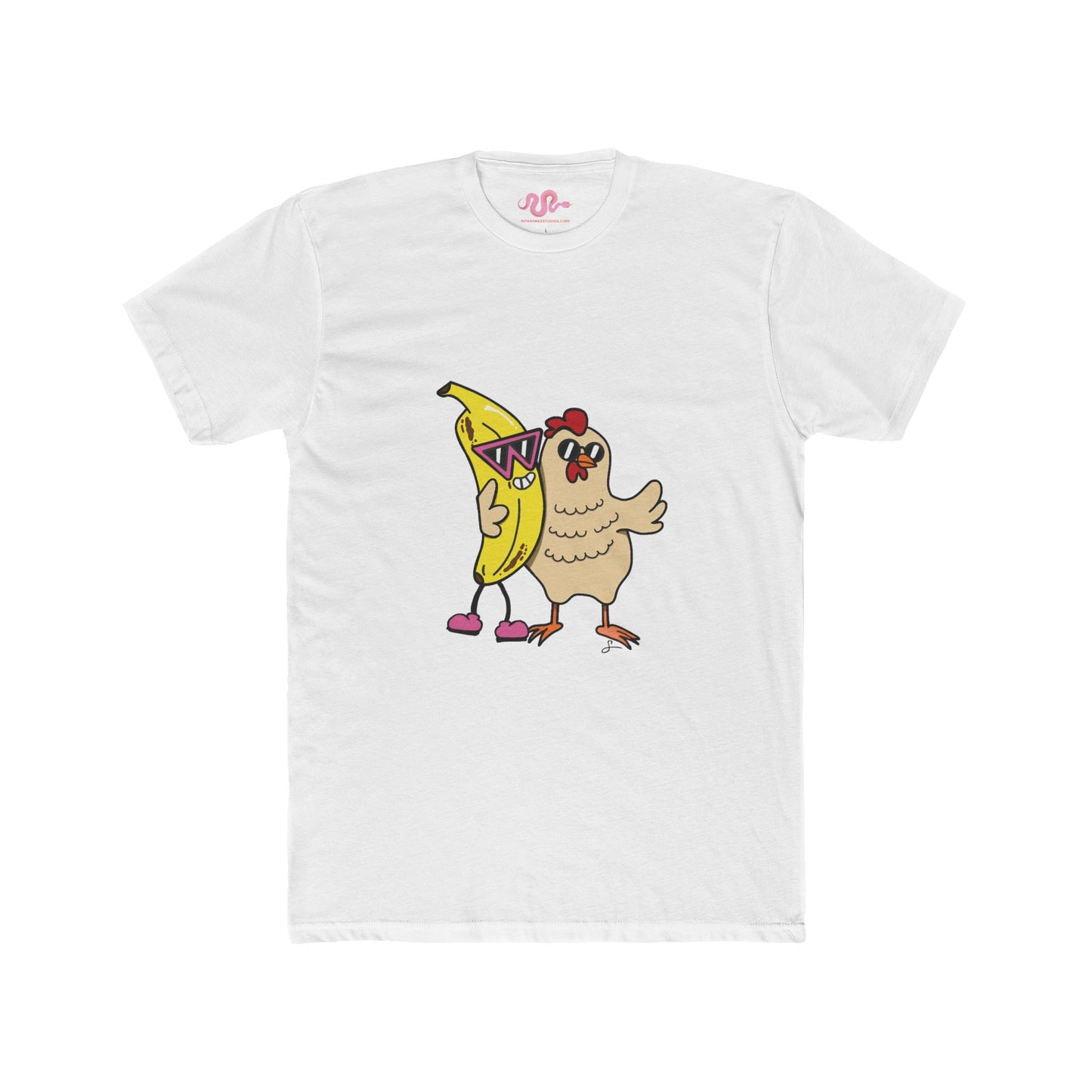 Chicken Banana -  Unisex Cotton Crew Tee