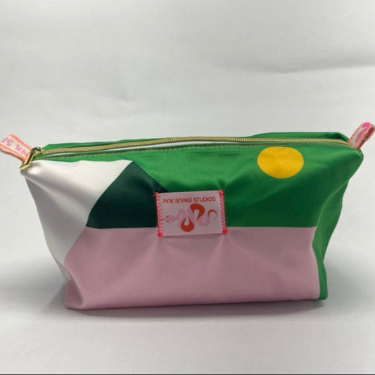 Multicolor Pink Pouch bag