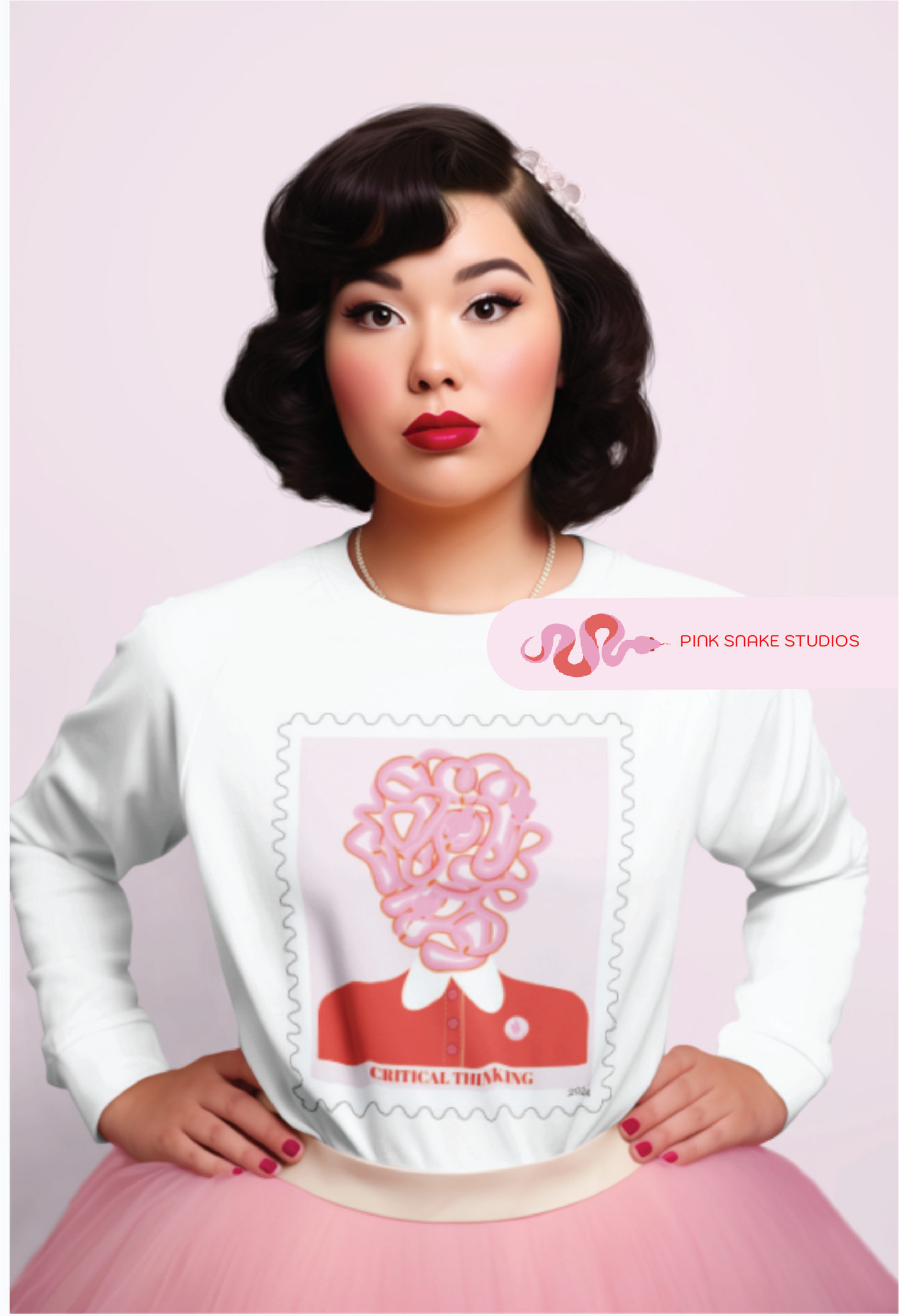 Critical Thinking RED - Unisex Sweatshirt
